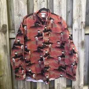 Columbia River Lodge cotton bird dog shirt.